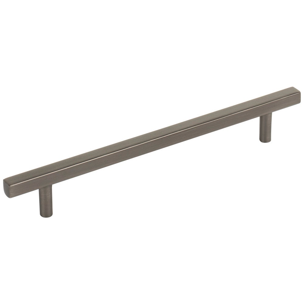 96 mm Center-to-Center Satin Nickel Square Dominique Cabinet Bar Pull