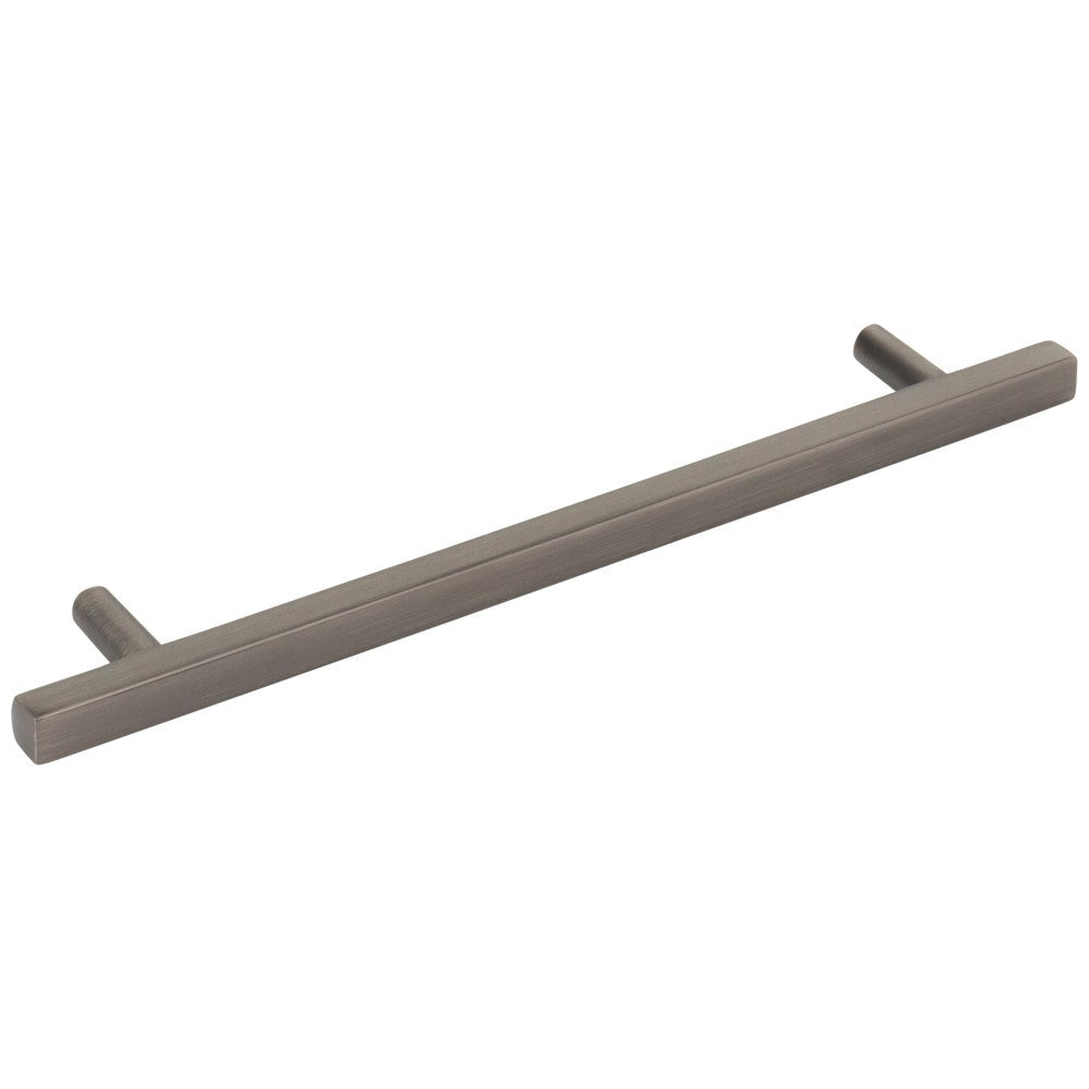 96 mm Center-to-Center Satin Nickel Square Dominique Cabinet Bar Pull
