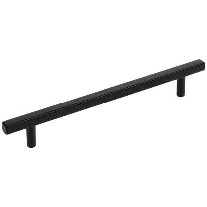 96 mm Center-to-Center Satin Nickel Square Dominique Cabinet Bar Pull