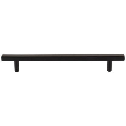 96 mm Center-to-Center Satin Nickel Square Dominique Cabinet Bar Pull