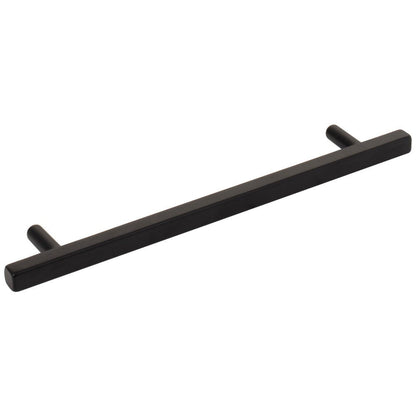 96 mm Center-to-Center Satin Nickel Square Dominique Cabinet Bar Pull