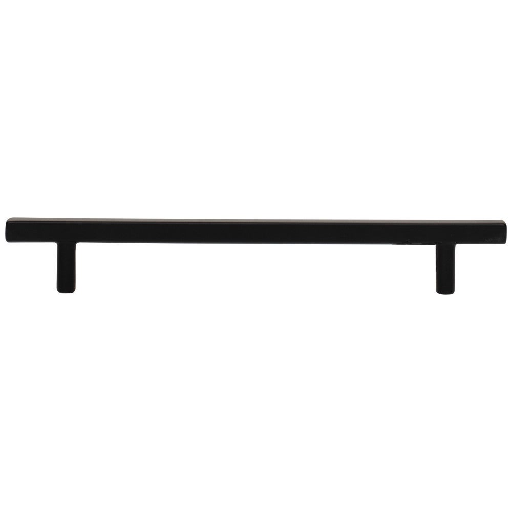 96 mm Center-to-Center Satin Nickel Square Dominique Cabinet Bar Pull