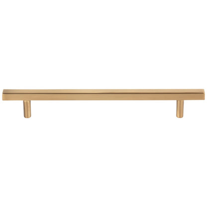 96 mm Center-to-Center Satin Nickel Square Dominique Cabinet Bar Pull