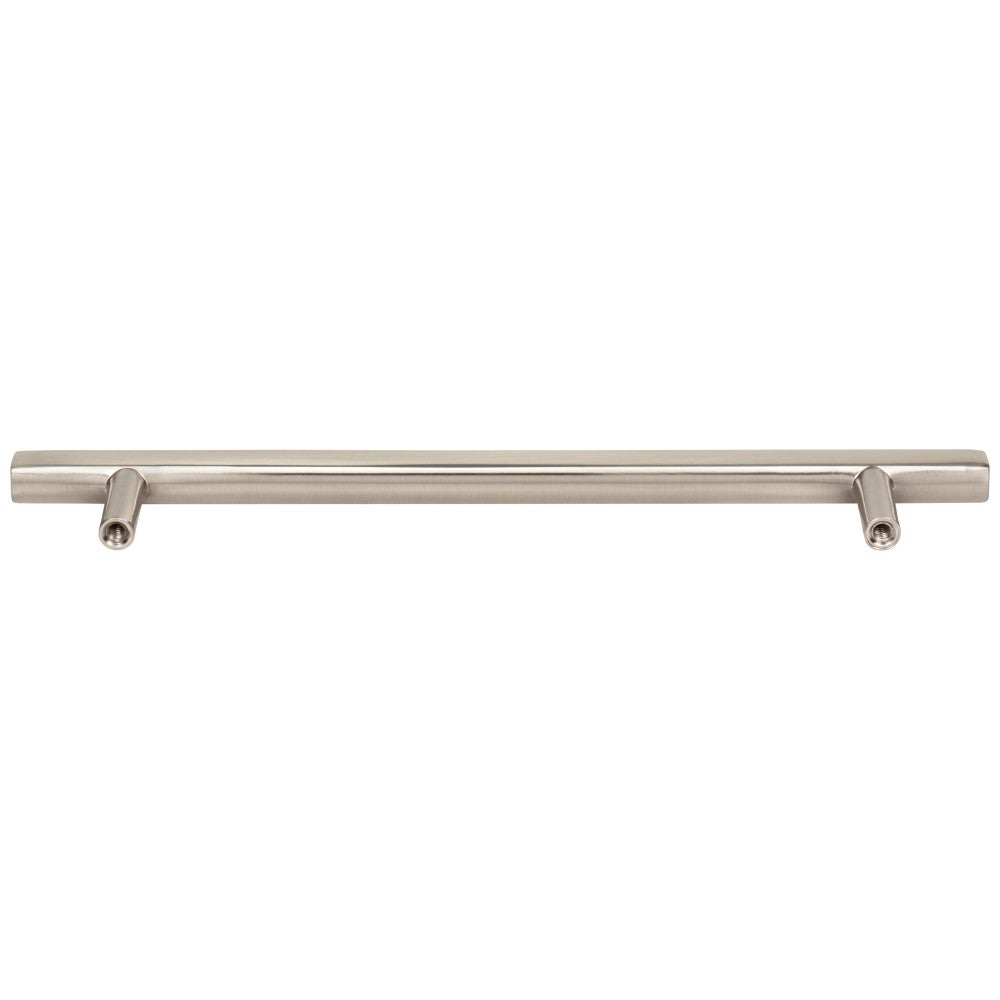 96 mm Center-to-Center Satin Nickel Square Dominique Cabinet Bar Pull