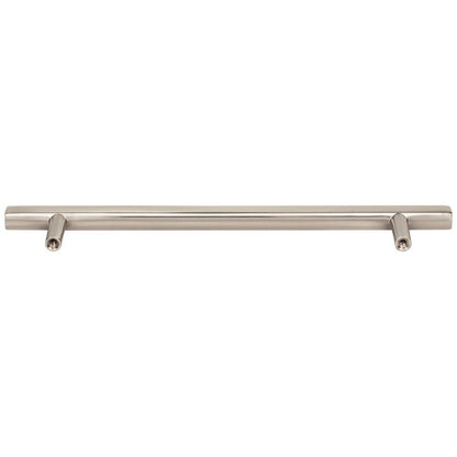 96 mm Center-to-Center Satin Nickel Square Dominique Cabinet Bar Pull