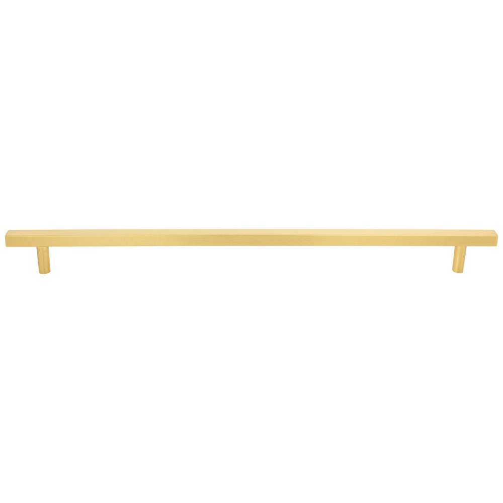 96 mm Center-to-Center Satin Nickel Square Dominique Cabinet Bar Pull