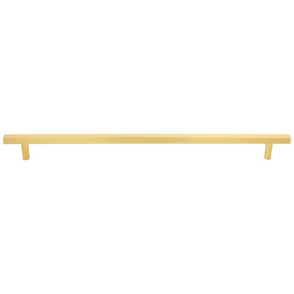96 mm Center-to-Center Satin Nickel Square Dominique Cabinet Bar Pull