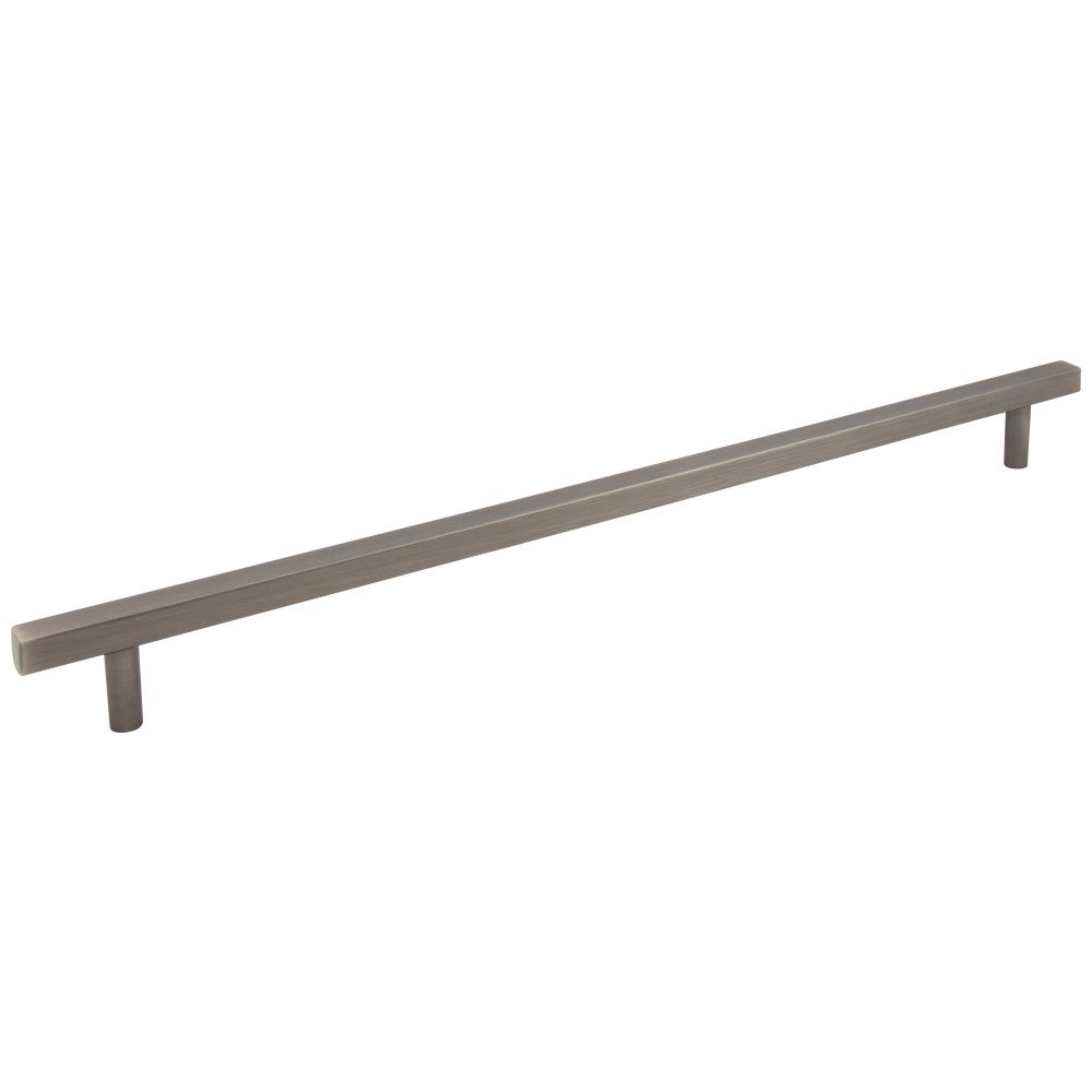96 mm Center-to-Center Satin Nickel Square Dominique Cabinet Bar Pull