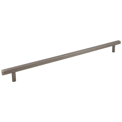 96 mm Center-to-Center Satin Nickel Square Dominique Cabinet Bar Pull