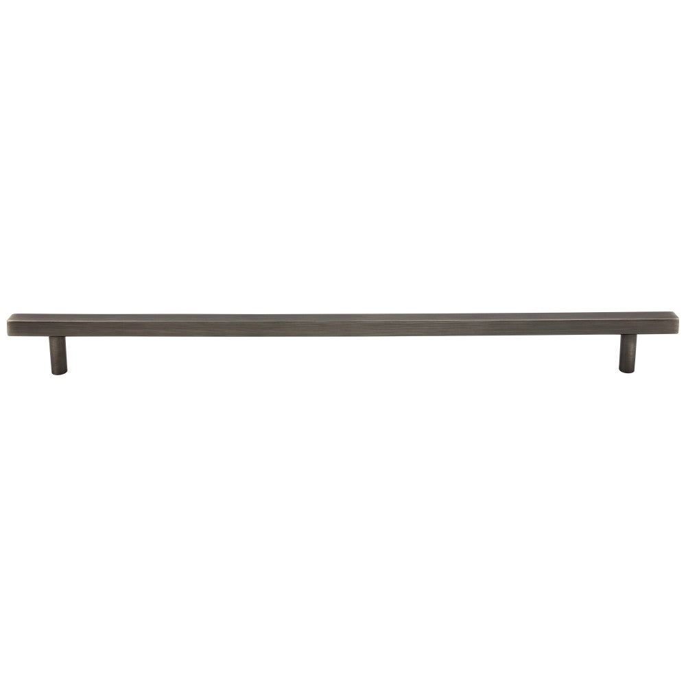 96 mm Center-to-Center Satin Nickel Square Dominique Cabinet Bar Pull