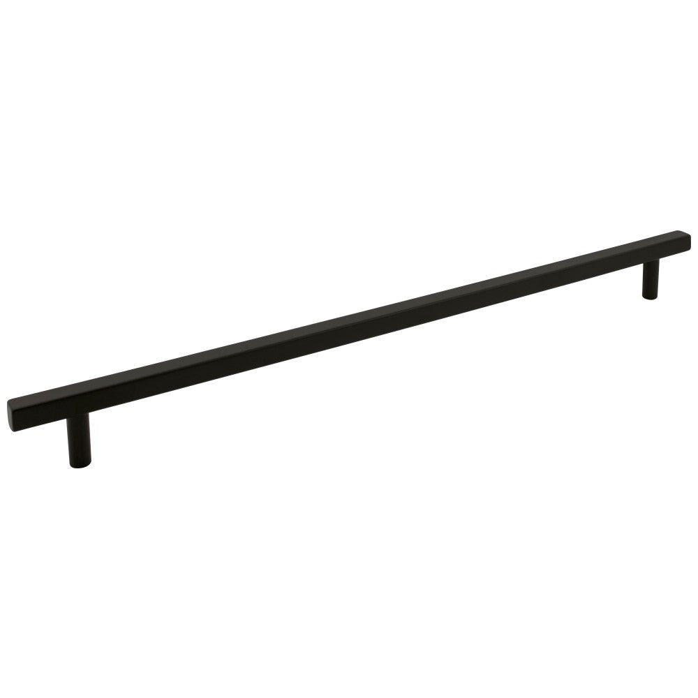 96 mm Center-to-Center Satin Nickel Square Dominique Cabinet Bar Pull