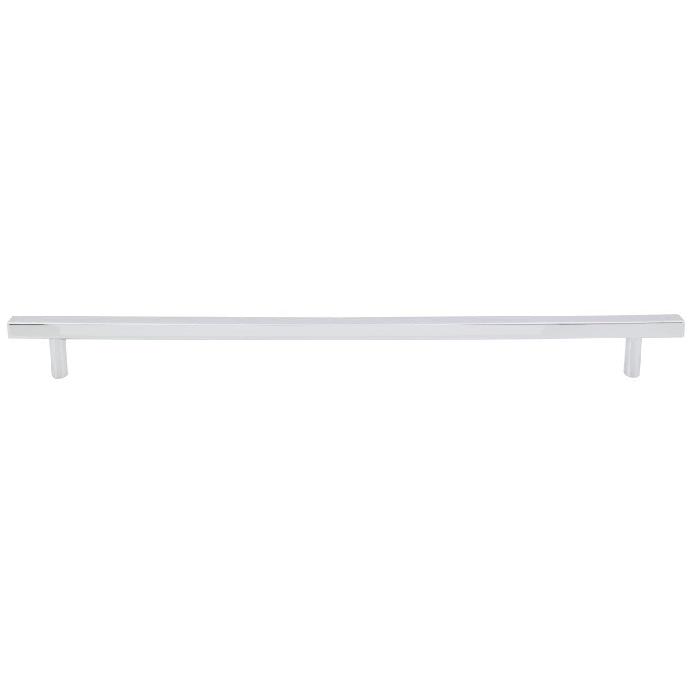 96 mm Center-to-Center Satin Nickel Square Dominique Cabinet Bar Pull