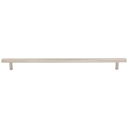 96 mm Center-to-Center Satin Nickel Square Dominique Cabinet Bar Pull