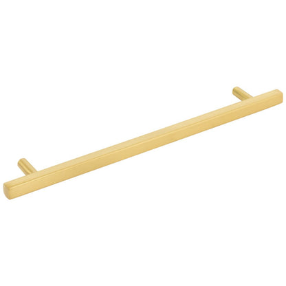 96 mm Center-to-Center Satin Nickel Square Dominique Cabinet Bar Pull