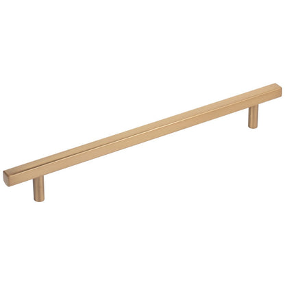 96 mm Center-to-Center Satin Nickel Square Dominique Cabinet Bar Pull