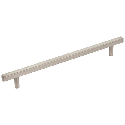 96 mm Center-to-Center Satin Nickel Square Dominique Cabinet Bar Pull