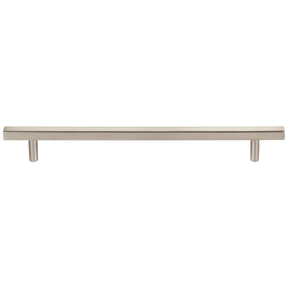 96 mm Center-to-Center Satin Nickel Square Dominique Cabinet Bar Pull