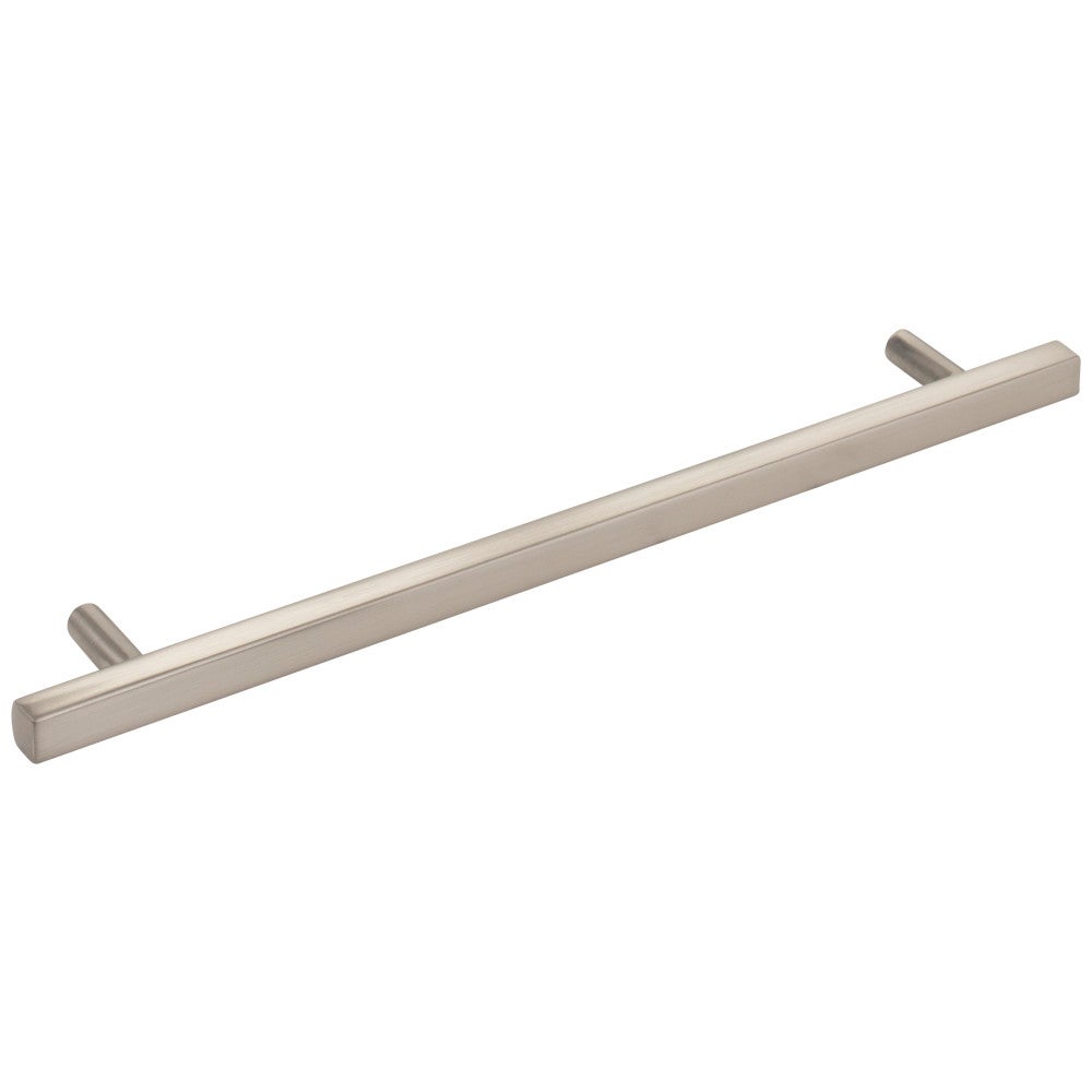 96 mm Center-to-Center Satin Nickel Square Dominique Cabinet Bar Pull