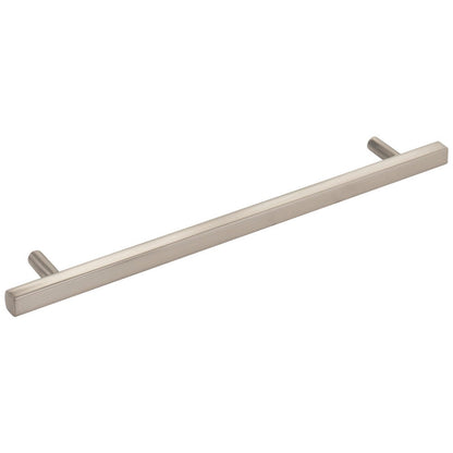 96 mm Center-to-Center Satin Nickel Square Dominique Cabinet Bar Pull