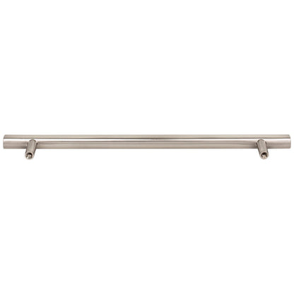 96 mm Center-to-Center Satin Nickel Square Dominique Cabinet Bar Pull