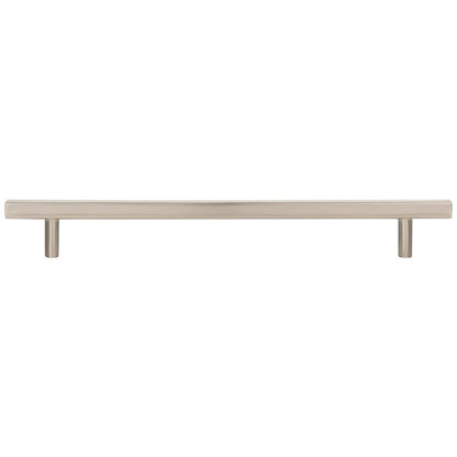96 mm Center-to-Center Satin Nickel Square Dominique Cabinet Bar Pull