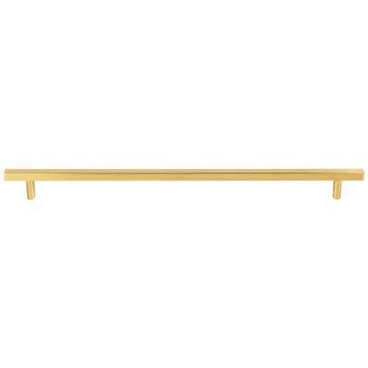 96 mm Center-to-Center Satin Nickel Square Dominique Cabinet Bar Pull