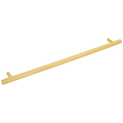 96 mm Center-to-Center Satin Nickel Square Dominique Cabinet Bar Pull