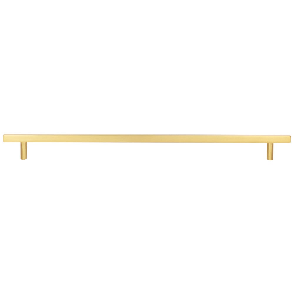 96 mm Center-to-Center Satin Nickel Square Dominique Cabinet Bar Pull