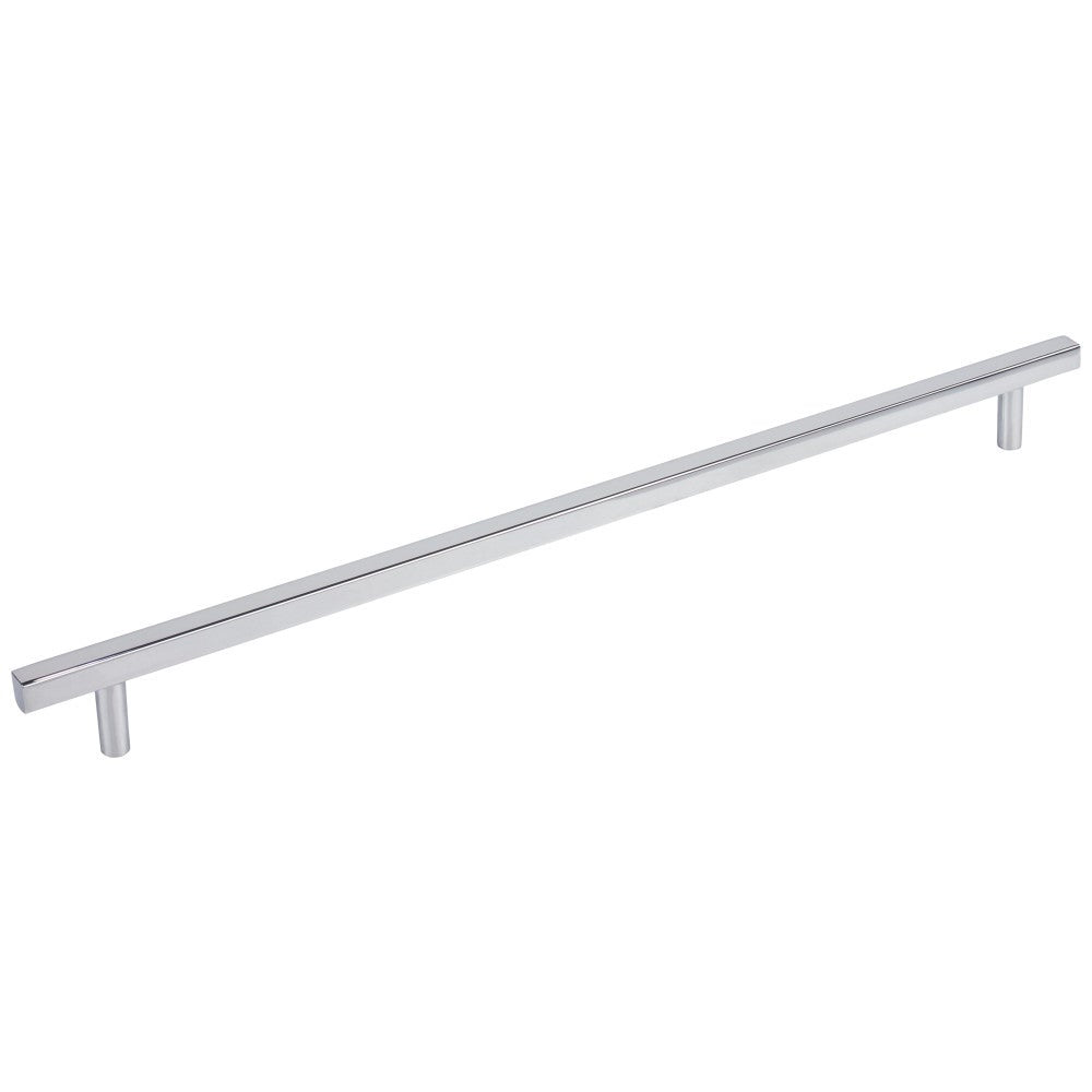 96 mm Center-to-Center Satin Nickel Square Dominique Cabinet Bar Pull