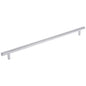 96 mm Center-to-Center Satin Nickel Square Dominique Cabinet Bar Pull