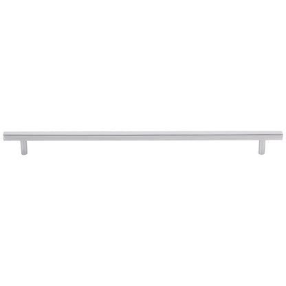 96 mm Center-to-Center Satin Nickel Square Dominique Cabinet Bar Pull