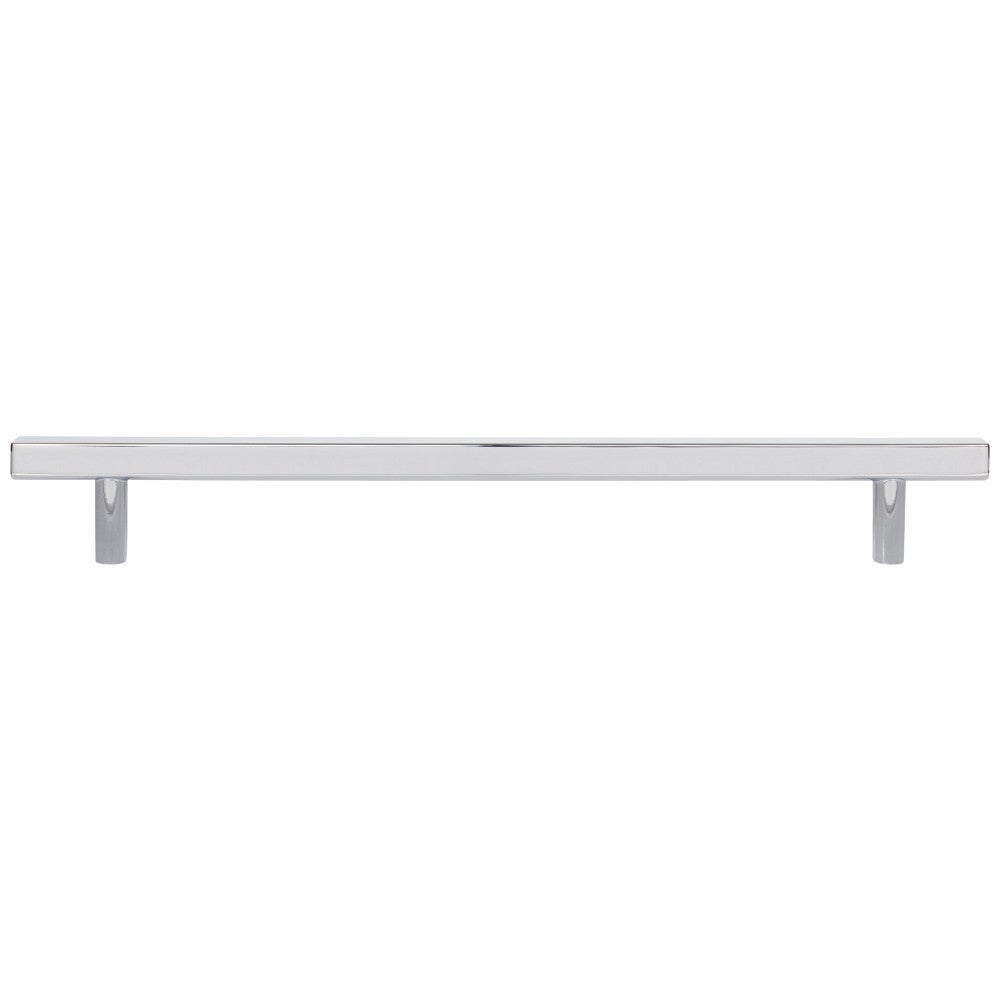 96 mm Center-to-Center Satin Nickel Square Dominique Cabinet Bar Pull