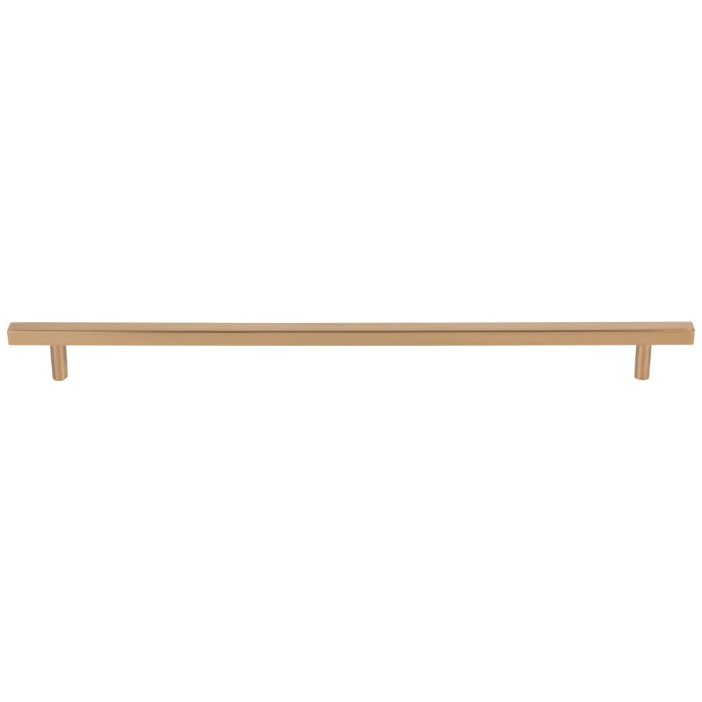 96 mm Center-to-Center Satin Nickel Square Dominique Cabinet Bar Pull