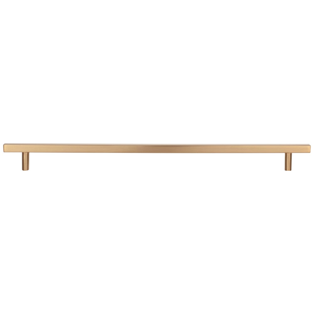 96 mm Center-to-Center Satin Nickel Square Dominique Cabinet Bar Pull