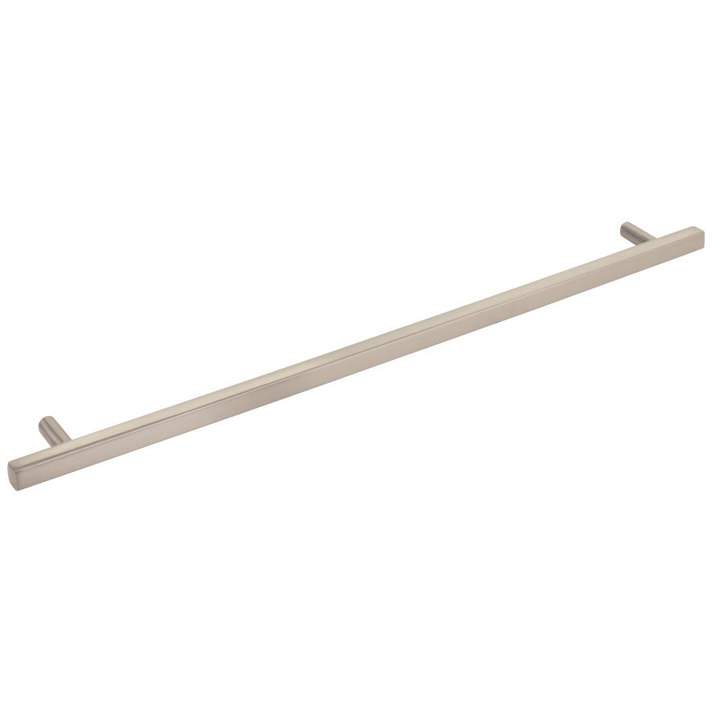 96 mm Center-to-Center Satin Nickel Square Dominique Cabinet Bar Pull