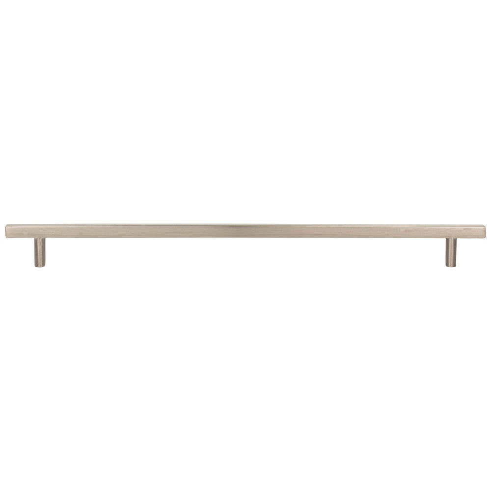 96 mm Center-to-Center Satin Nickel Square Dominique Cabinet Bar Pull