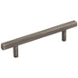 96 mm Center-to-Center Satin Nickel Square Dominique Cabinet Bar Pull