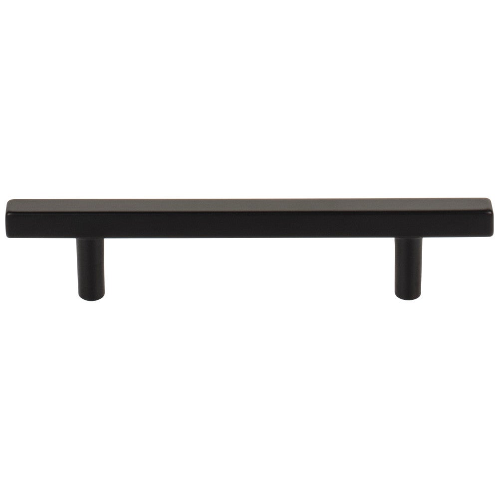 96 mm Center-to-Center Satin Nickel Square Dominique Cabinet Bar Pull
