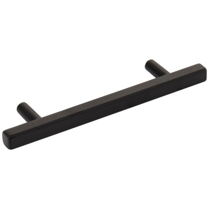 96 mm Center-to-Center Satin Nickel Square Dominique Cabinet Bar Pull