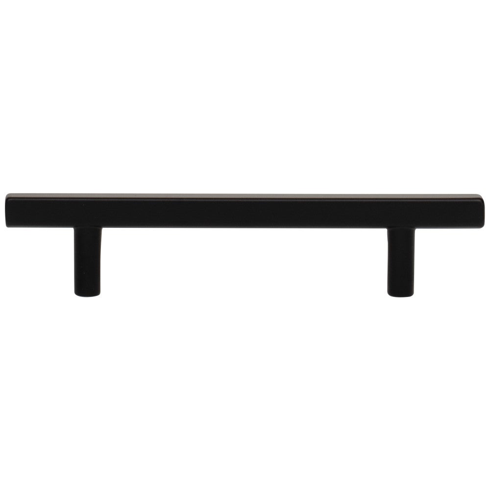 96 mm Center-to-Center Satin Nickel Square Dominique Cabinet Bar Pull