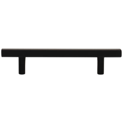 96 mm Center-to-Center Satin Nickel Square Dominique Cabinet Bar Pull