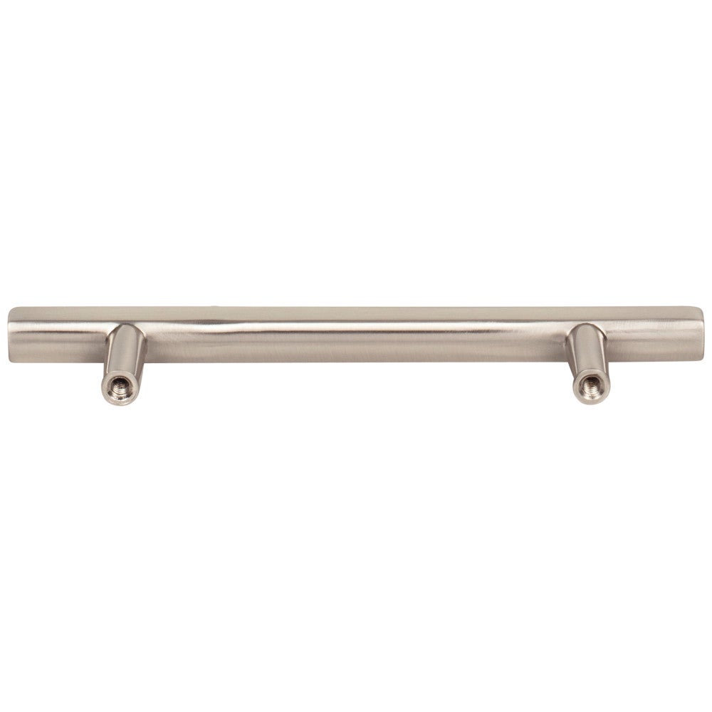 96 mm Center-to-Center Satin Nickel Square Dominique Cabinet Bar Pull