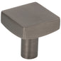 1-1/8" Overall Length Satin Nickel Square Dominique Cabinet Knob