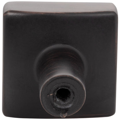 1-1/8" Overall Length Satin Nickel Square Dominique Cabinet Knob