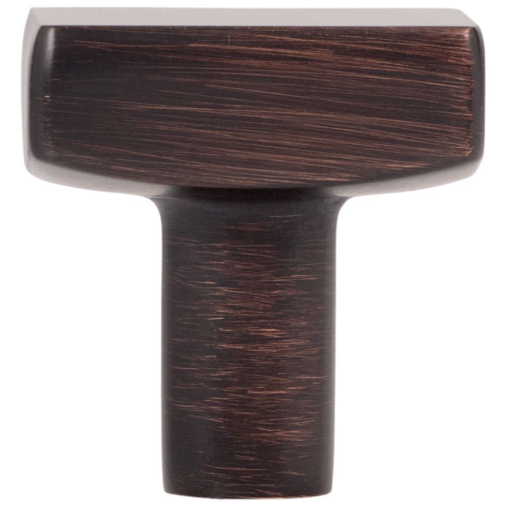 1-1/8" Overall Length Satin Nickel Square Dominique Cabinet Knob