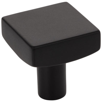 1-1/8" Overall Length Satin Nickel Square Dominique Cabinet Knob