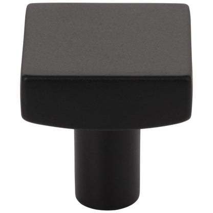 1-1/8" Overall Length Satin Nickel Square Dominique Cabinet Knob