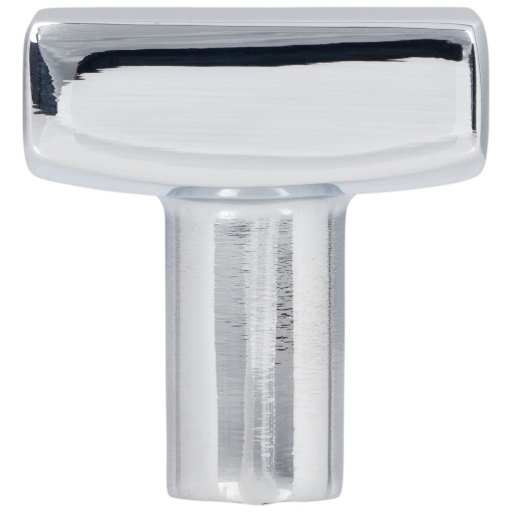 1-1/8" Overall Length Satin Nickel Square Dominique Cabinet Knob