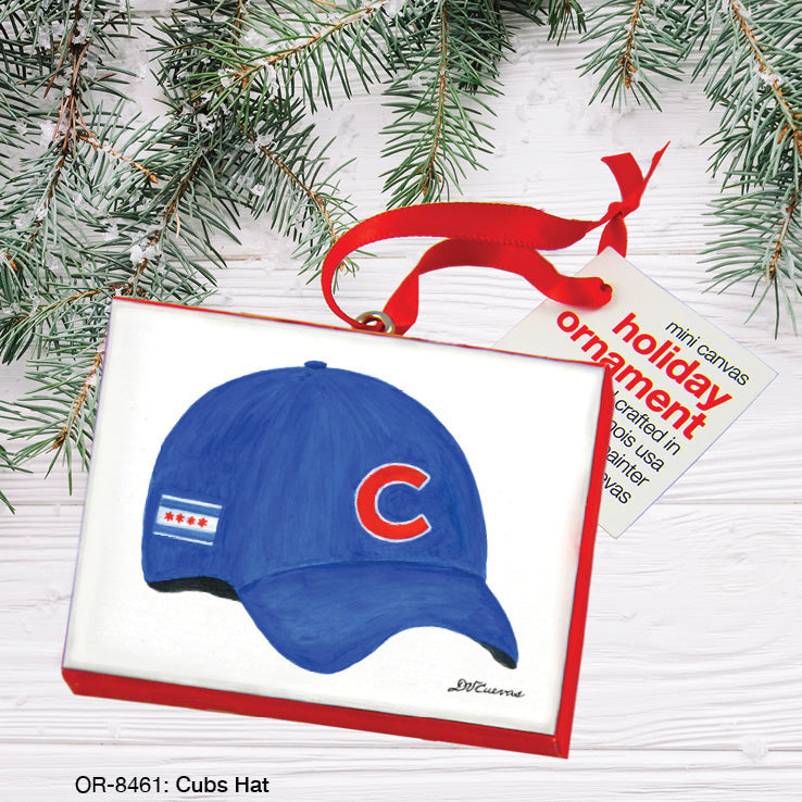 Cubs Hat, Ornament (OR-8461H)