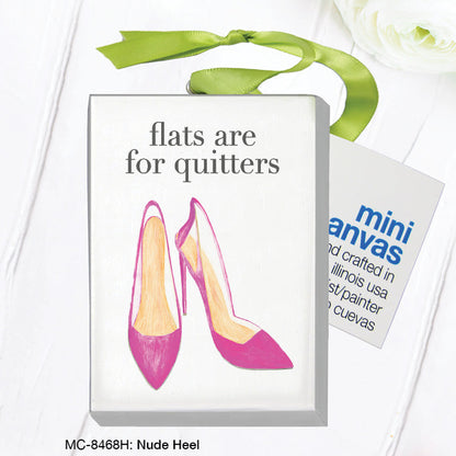 Nude Heel, Mini Canvas (MC-8468H)
